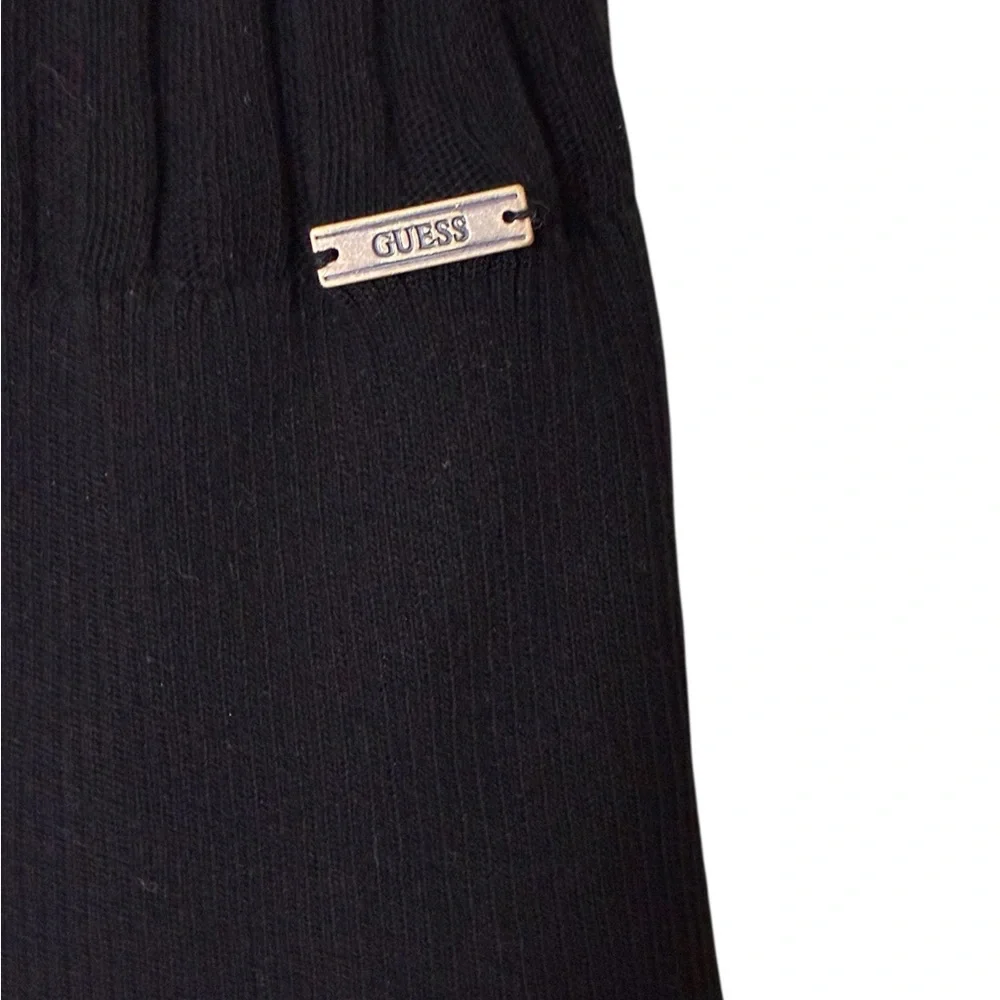 Guess | Like new cowl neck off the shoulder rib knit long sleeve sheer top - Picture 4 of 13